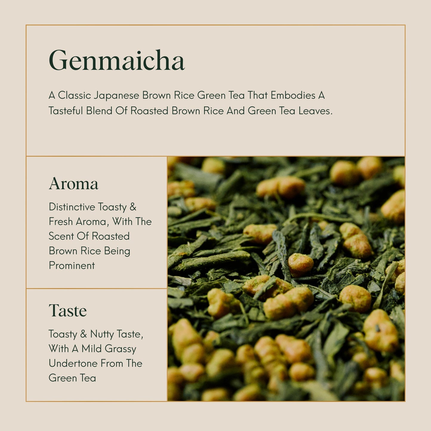 Genmaicha Japanese Brown Rice Green Tea