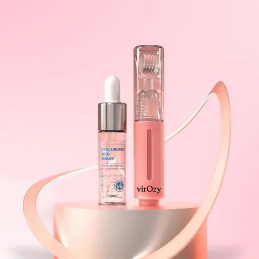 Lip Roller Kit with Plumping Serum