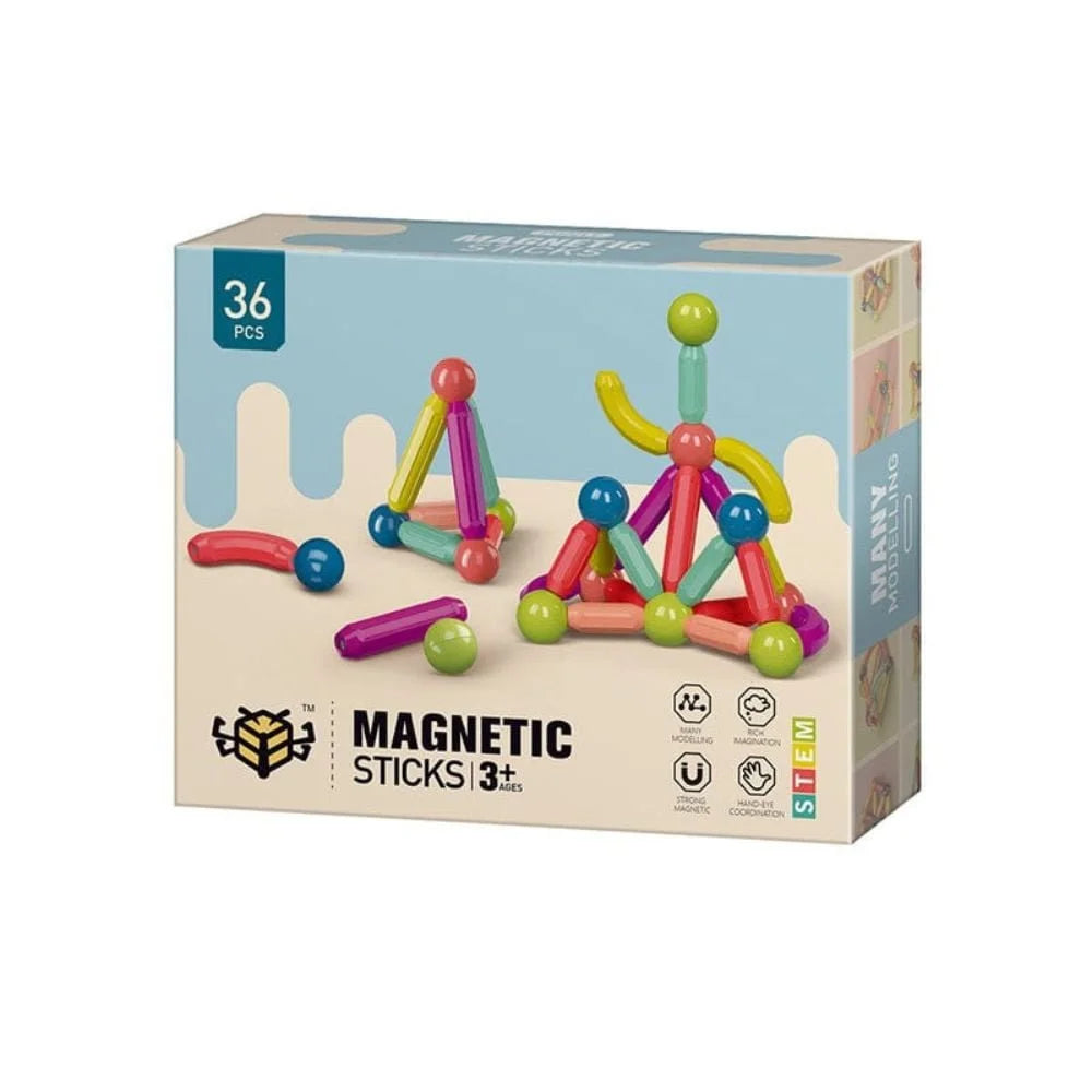 Magnetic Sticks Building Blocks Learning Toy